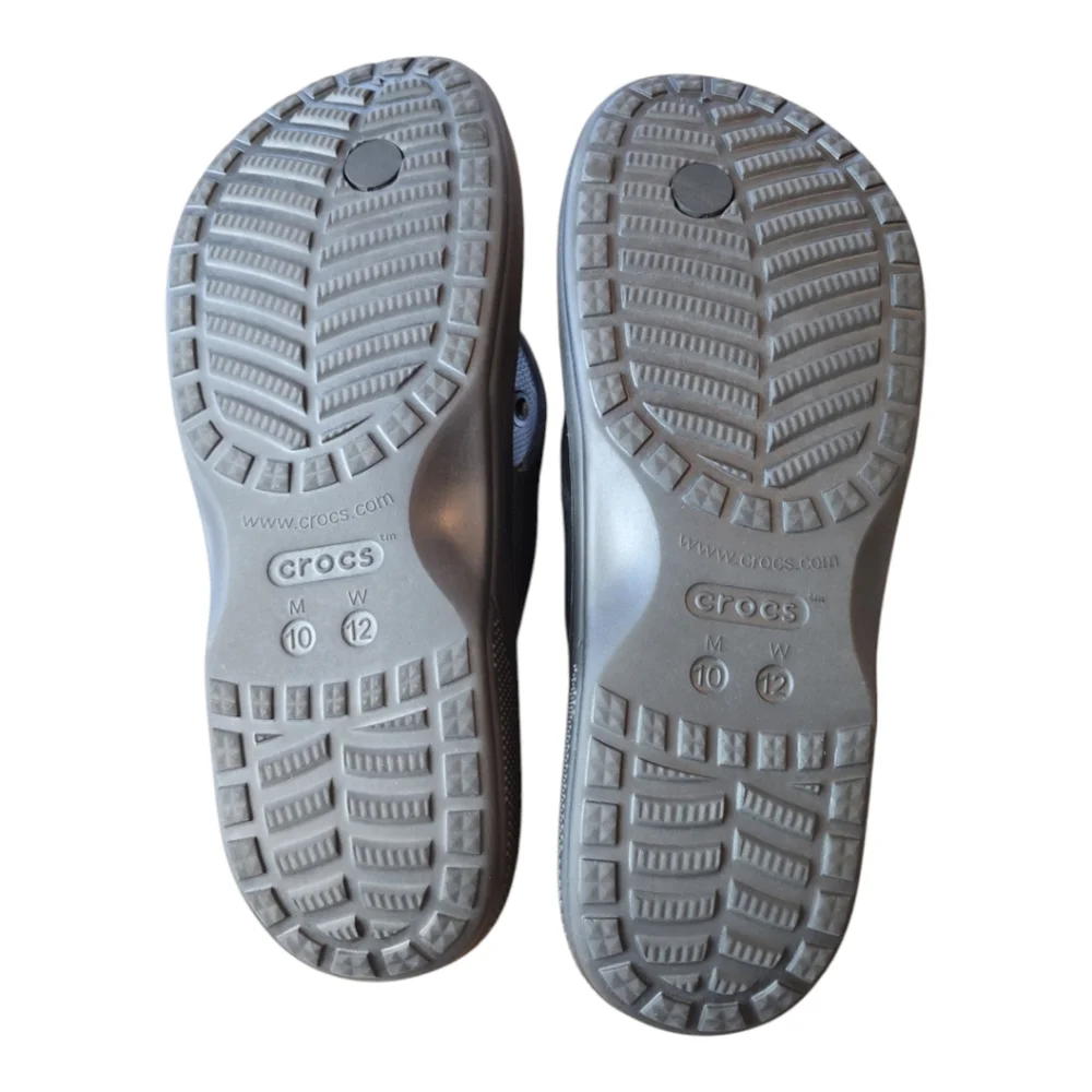 CROCS Classic Flip NWOT in Black Size Men's 10 Women's 12 Black